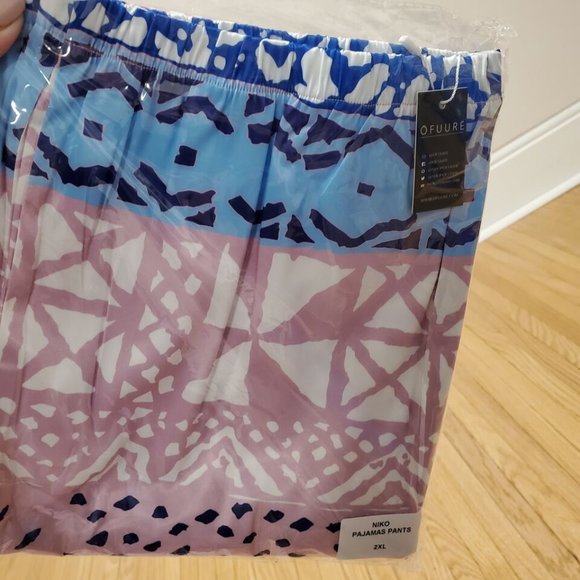 OFUURE Niko Pajamas Set Top & Matching Pants, 2XL NWTS MSRP $200 - Picture 3 of 4